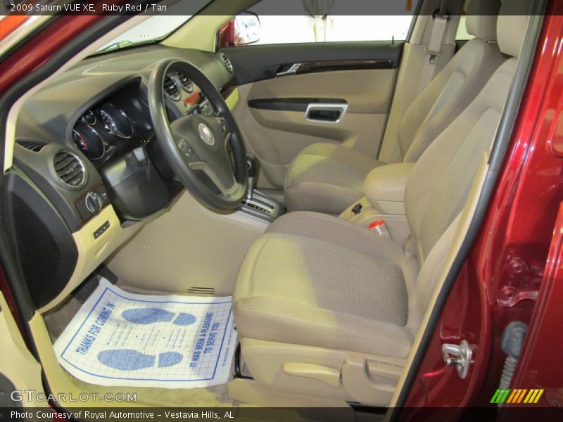 Ruby Red / Tan 2009 Saturn VUE XE