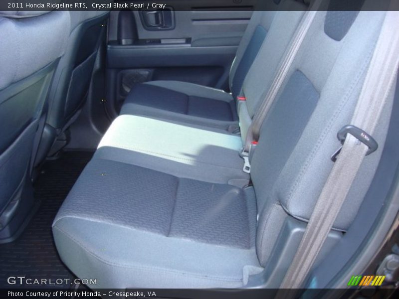 Crystal Black Pearl / Gray 2011 Honda Ridgeline RTS
