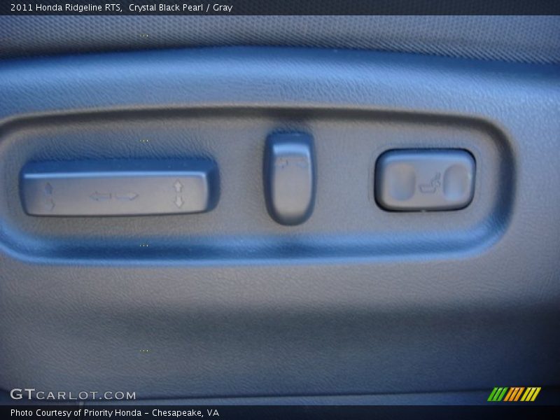Crystal Black Pearl / Gray 2011 Honda Ridgeline RTS