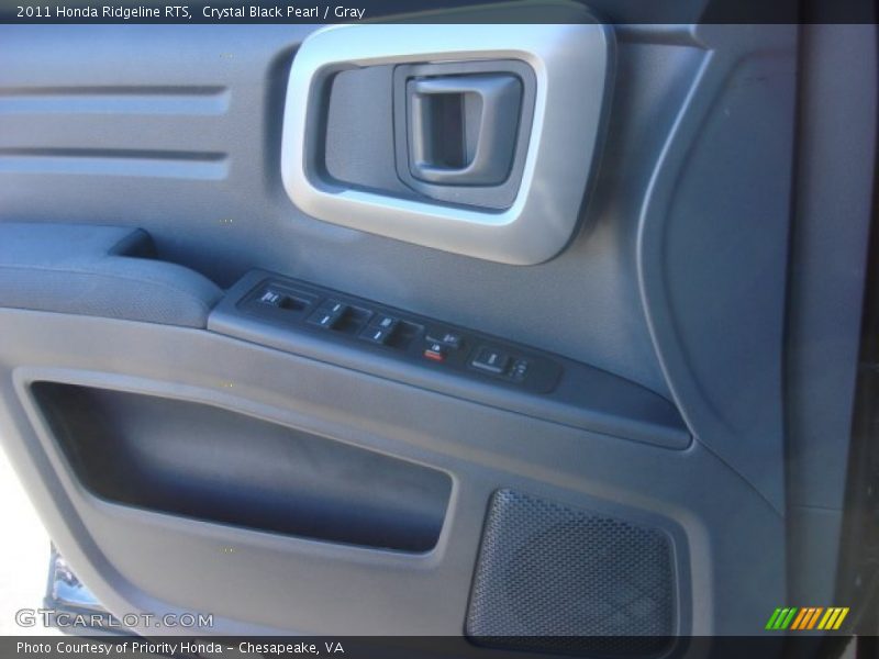 Crystal Black Pearl / Gray 2011 Honda Ridgeline RTS