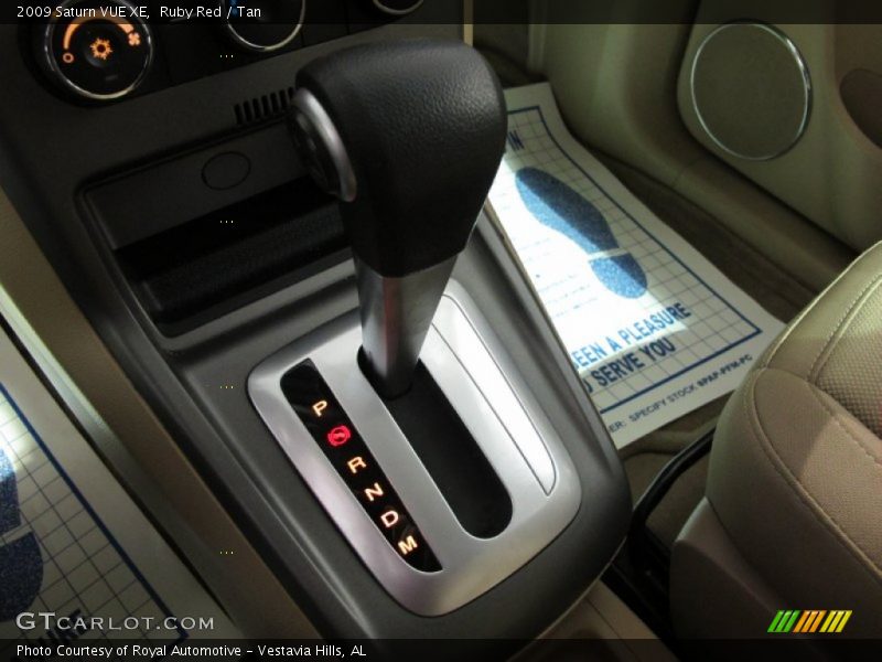 Ruby Red / Tan 2009 Saturn VUE XE