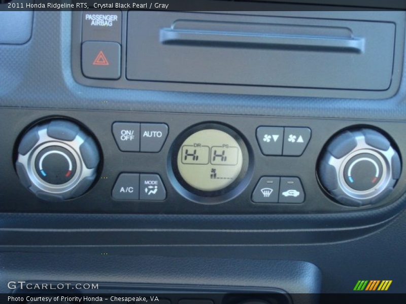 Controls of 2011 Ridgeline RTS
