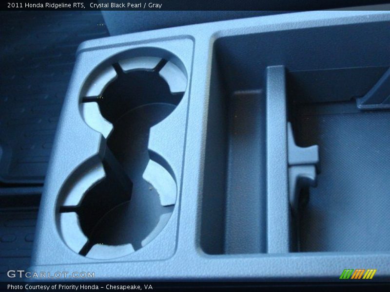 Crystal Black Pearl / Gray 2011 Honda Ridgeline RTS