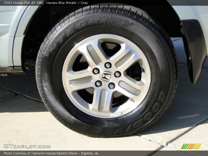 Havasu Blue Metallic / Gray 2003 Honda Pilot EX 4WD