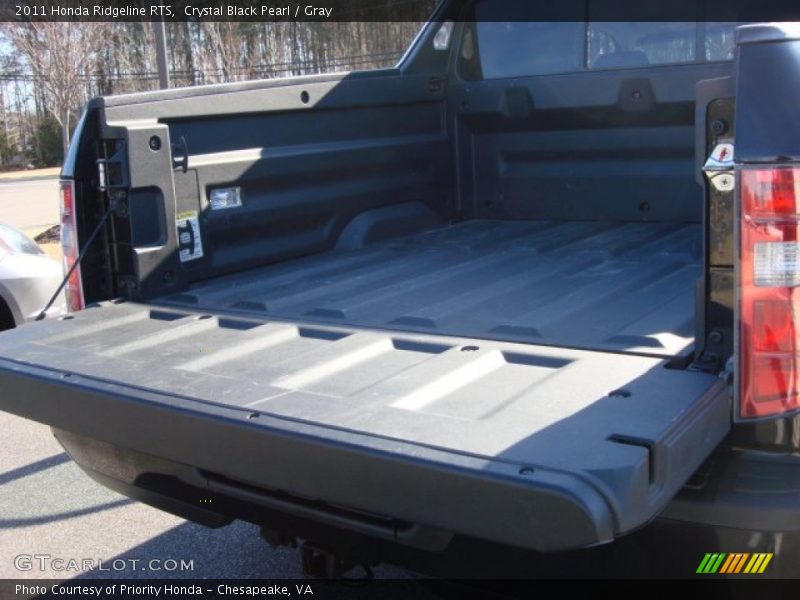 Crystal Black Pearl / Gray 2011 Honda Ridgeline RTS
