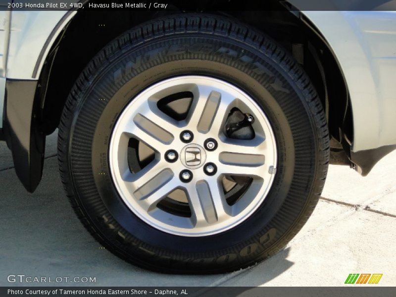 Havasu Blue Metallic / Gray 2003 Honda Pilot EX 4WD