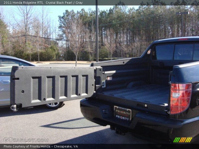 Crystal Black Pearl / Gray 2011 Honda Ridgeline RTS