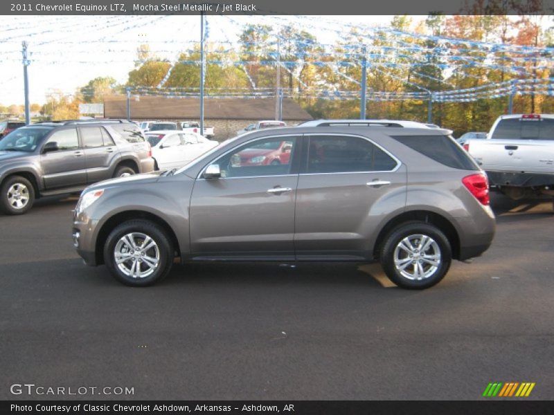 Mocha Steel Metallic / Jet Black 2011 Chevrolet Equinox LTZ