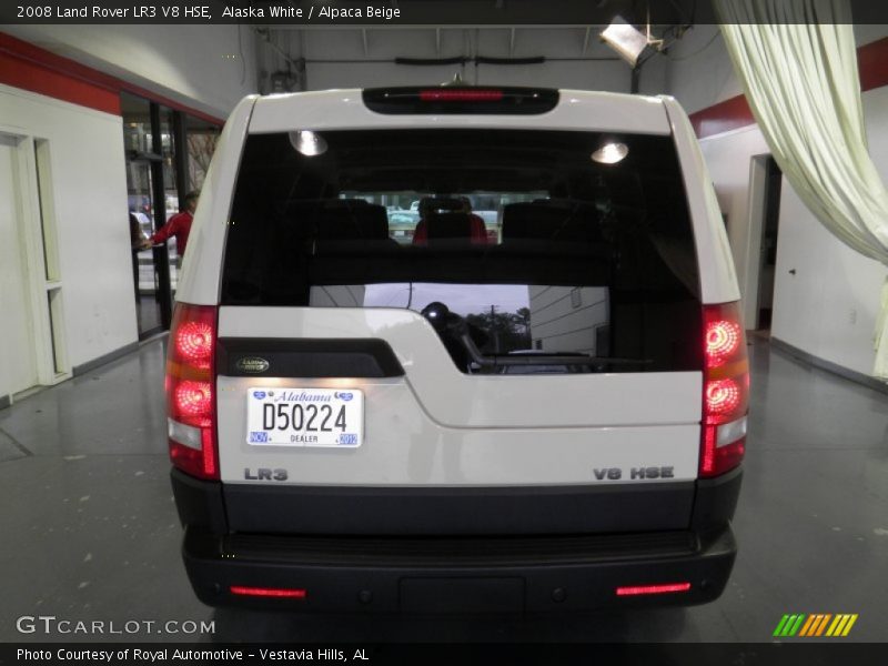 Alaska White / Alpaca Beige 2008 Land Rover LR3 V8 HSE