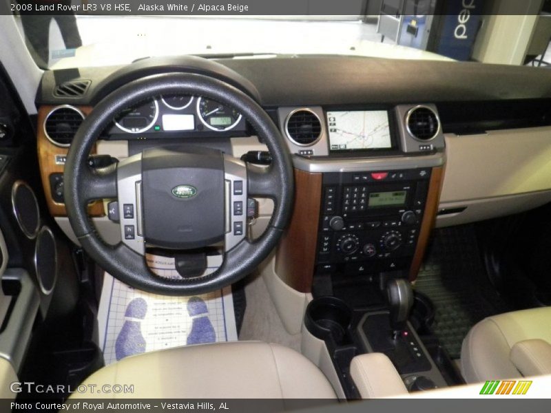Alaska White / Alpaca Beige 2008 Land Rover LR3 V8 HSE