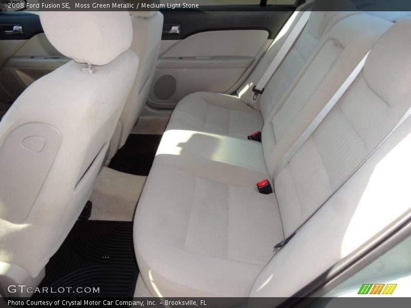 Moss Green Metallic / Medium Light Stone 2008 Ford Fusion SE