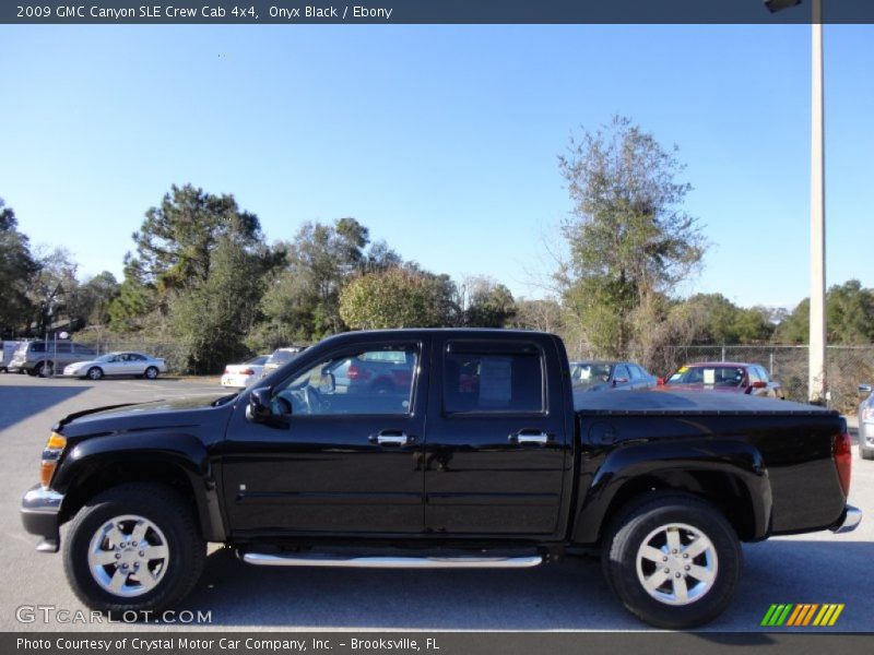Onyx Black / Ebony 2009 GMC Canyon SLE Crew Cab 4x4