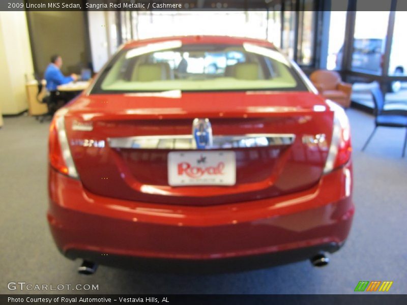 Sangria Red Metallic / Cashmere 2009 Lincoln MKS Sedan