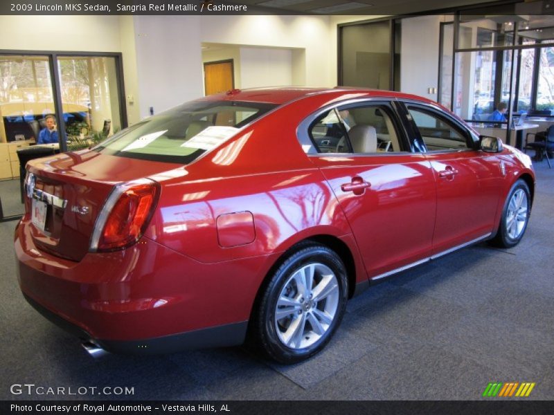 Sangria Red Metallic / Cashmere 2009 Lincoln MKS Sedan