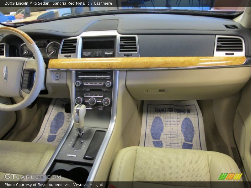 Sangria Red Metallic / Cashmere 2009 Lincoln MKS Sedan