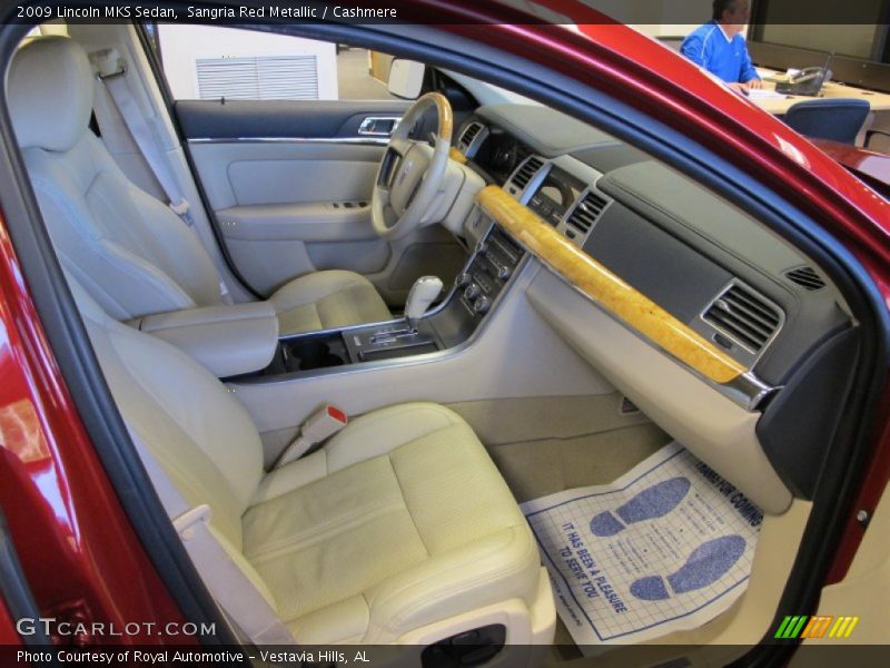 Sangria Red Metallic / Cashmere 2009 Lincoln MKS Sedan