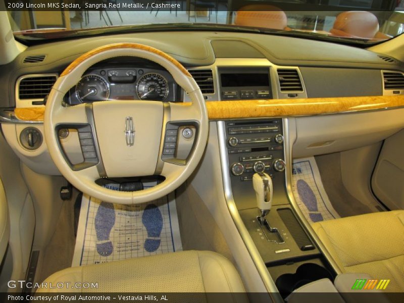 Sangria Red Metallic / Cashmere 2009 Lincoln MKS Sedan