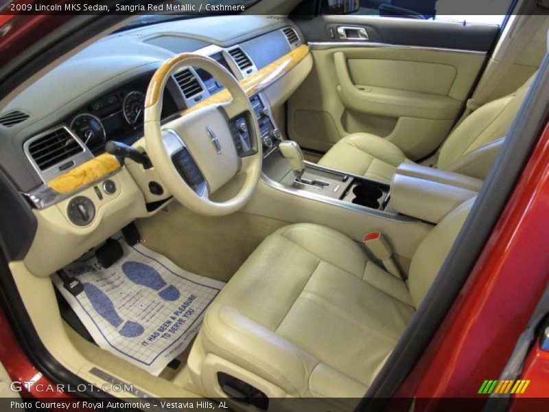 Sangria Red Metallic / Cashmere 2009 Lincoln MKS Sedan