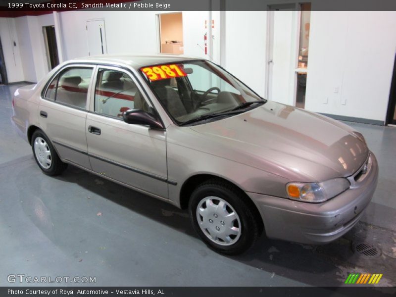 Sandrift Metallic / Pebble Beige 1999 Toyota Corolla CE