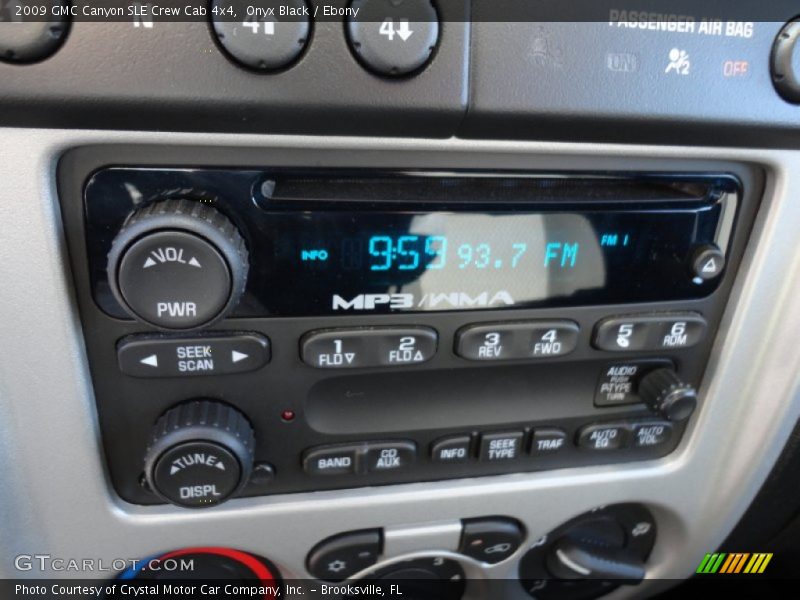 Audio System of 2009 Canyon SLE Crew Cab 4x4