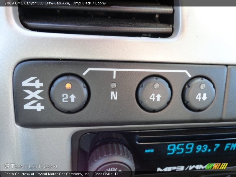 Onyx Black / Ebony 2009 GMC Canyon SLE Crew Cab 4x4