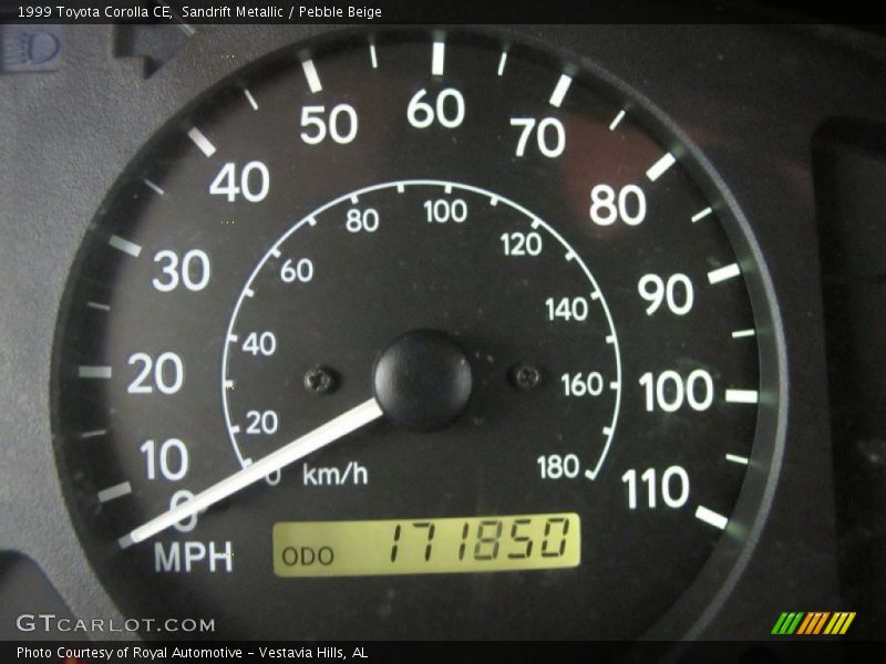 Sandrift Metallic / Pebble Beige 1999 Toyota Corolla CE