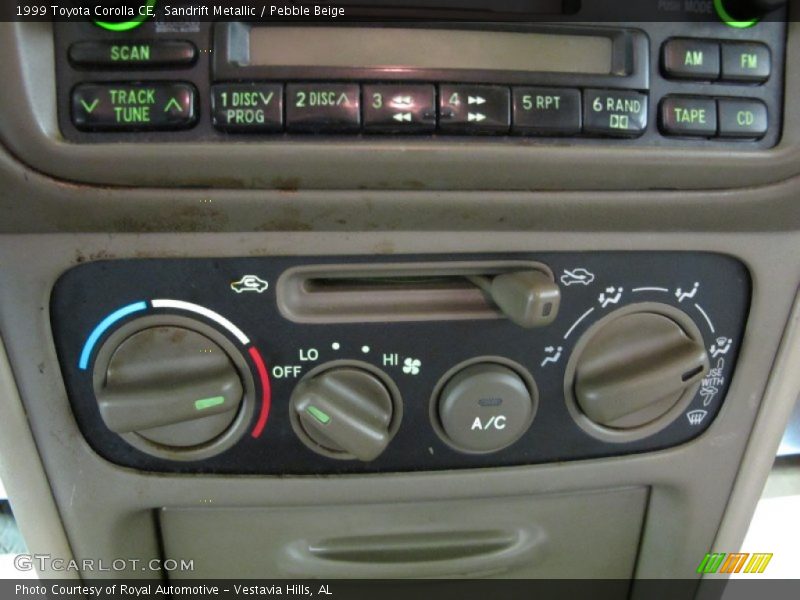 Sandrift Metallic / Pebble Beige 1999 Toyota Corolla CE