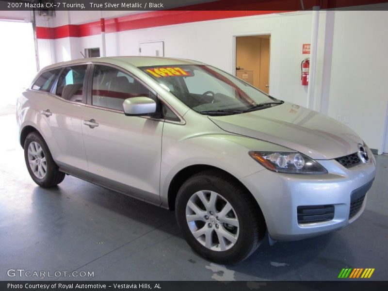 True Silver Metallic / Black 2007 Mazda CX-7 Touring