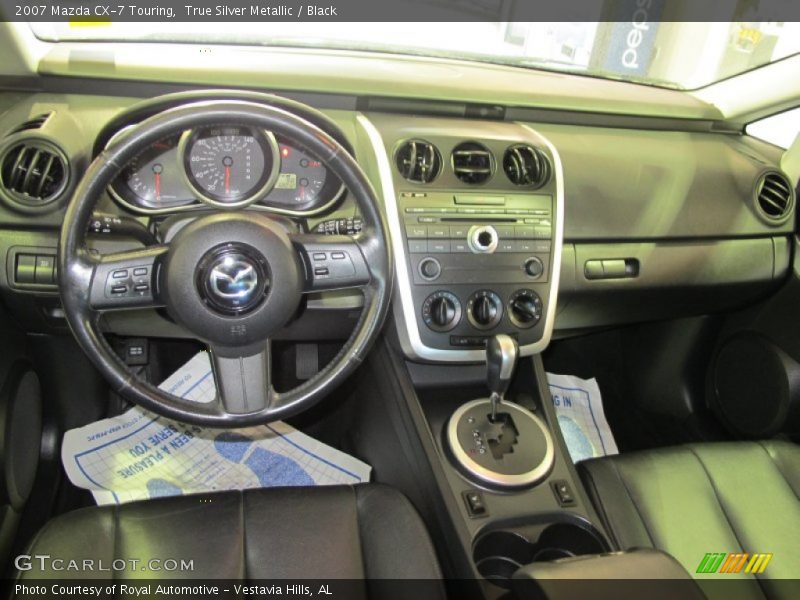 True Silver Metallic / Black 2007 Mazda CX-7 Touring