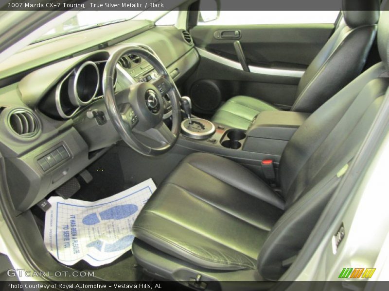True Silver Metallic / Black 2007 Mazda CX-7 Touring