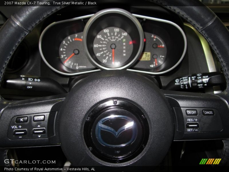 True Silver Metallic / Black 2007 Mazda CX-7 Touring