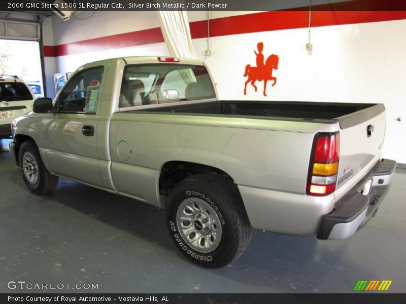 Silver Birch Metallic / Dark Pewter 2006 GMC Sierra 1500 SL Regular Cab
