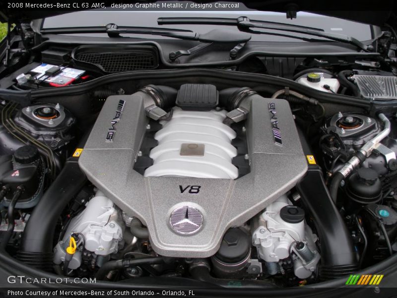 designo Graphite Metallic / designo Charcoal 2008 Mercedes-Benz CL 63 AMG