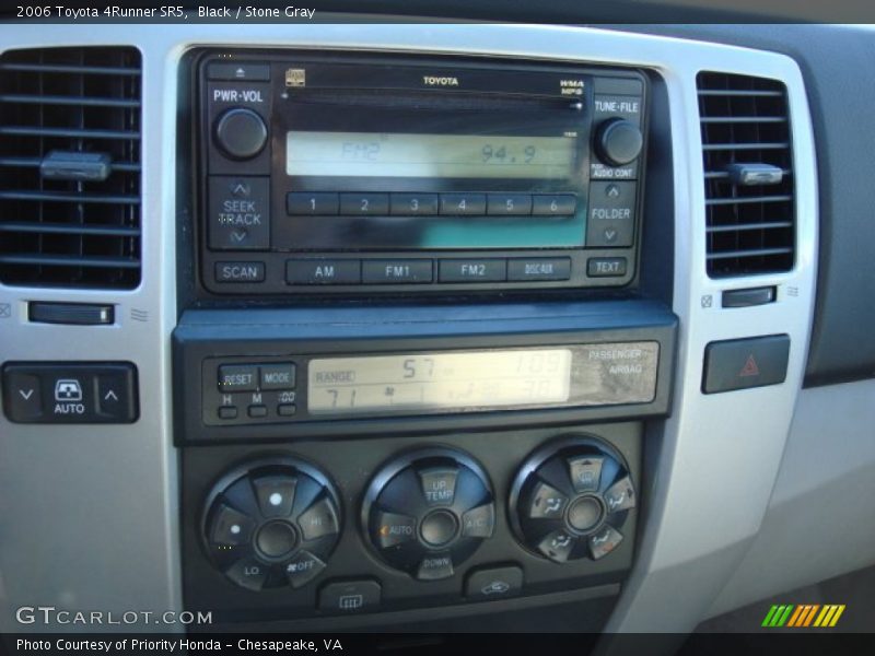 Black / Stone Gray 2006 Toyota 4Runner SR5