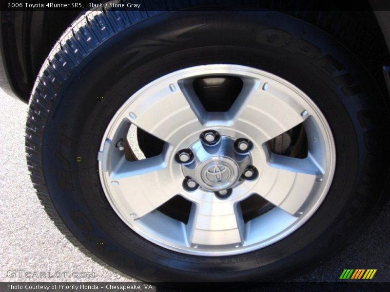 Black / Stone Gray 2006 Toyota 4Runner SR5