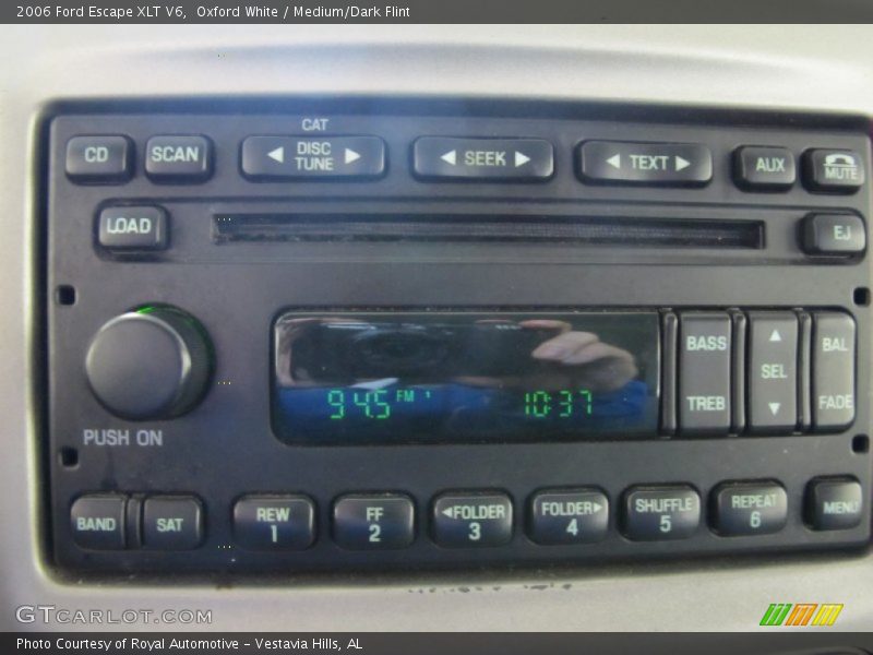 Audio System of 2006 Escape XLT V6