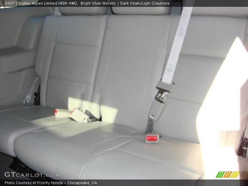 Bright Silver Metallic / Dark Khaki/Light Graystone 2007 Chrysler Aspen Limited HEMI 4WD