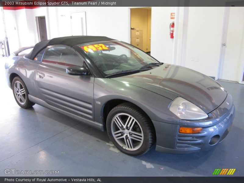 Titanium Pearl / Midnight 2003 Mitsubishi Eclipse Spyder GTS