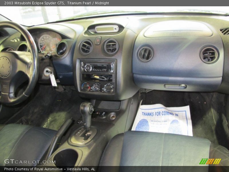 Titanium Pearl / Midnight 2003 Mitsubishi Eclipse Spyder GTS