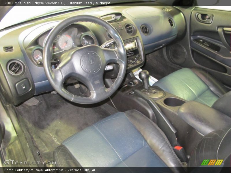  2003 Eclipse Spyder GTS Midnight Interior