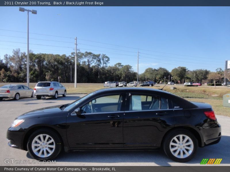 Black / Black/Light Frost Beige 2011 Chrysler 200 Touring