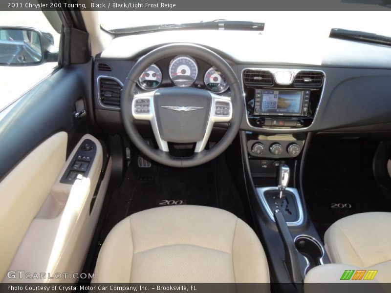 Black / Black/Light Frost Beige 2011 Chrysler 200 Touring