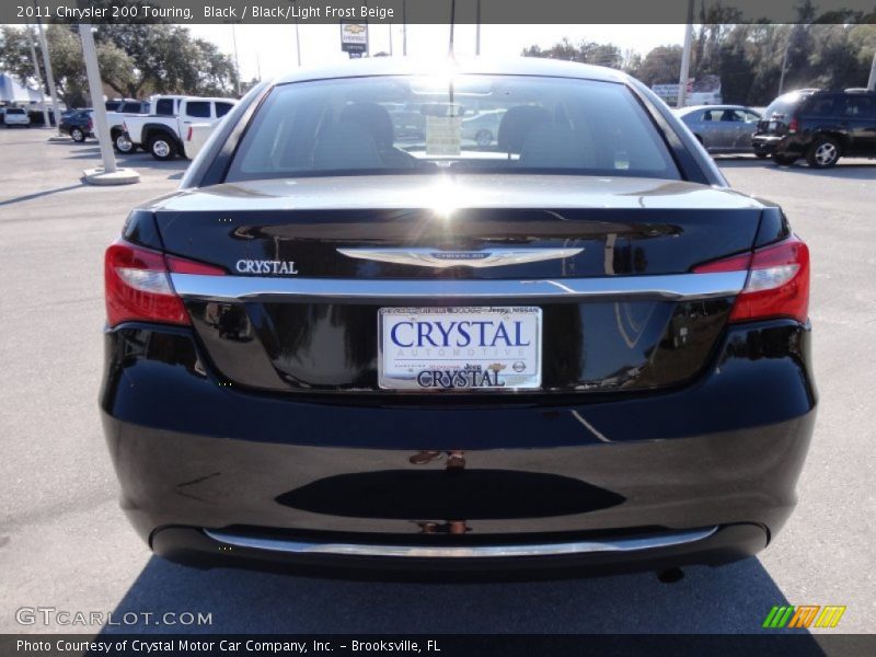 Black / Black/Light Frost Beige 2011 Chrysler 200 Touring