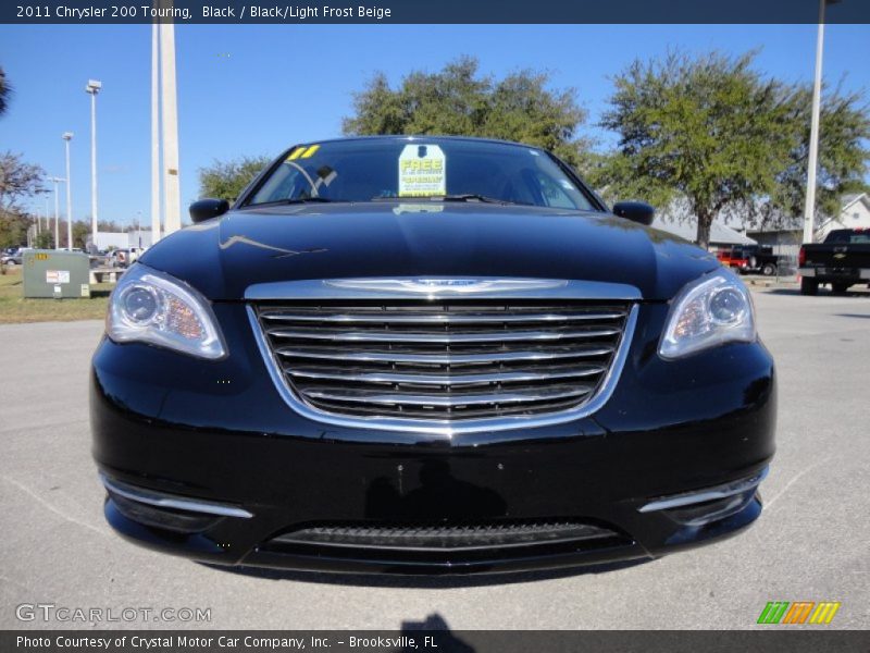 Black / Black/Light Frost Beige 2011 Chrysler 200 Touring