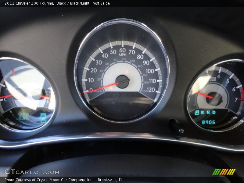 Black / Black/Light Frost Beige 2011 Chrysler 200 Touring