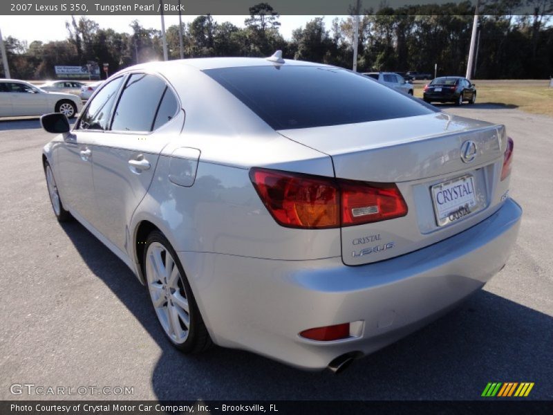 Tungsten Pearl / Black 2007 Lexus IS 350