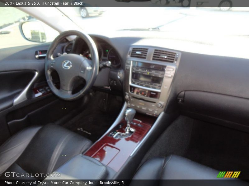 Tungsten Pearl / Black 2007 Lexus IS 350