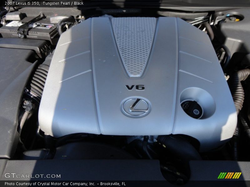 Tungsten Pearl / Black 2007 Lexus IS 350
