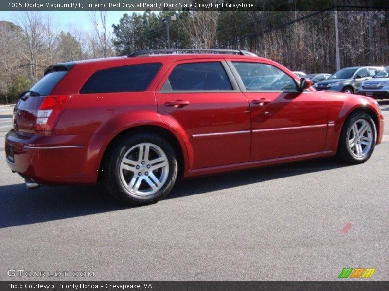 Inferno Red Crystal Pearl / Dark Slate Gray/Light Graystone 2005 Dodge Magnum R/T