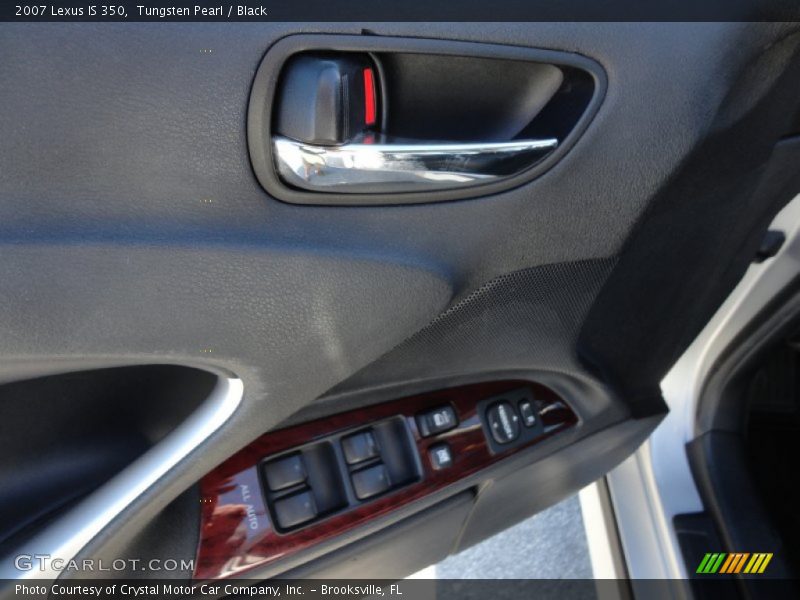 Tungsten Pearl / Black 2007 Lexus IS 350